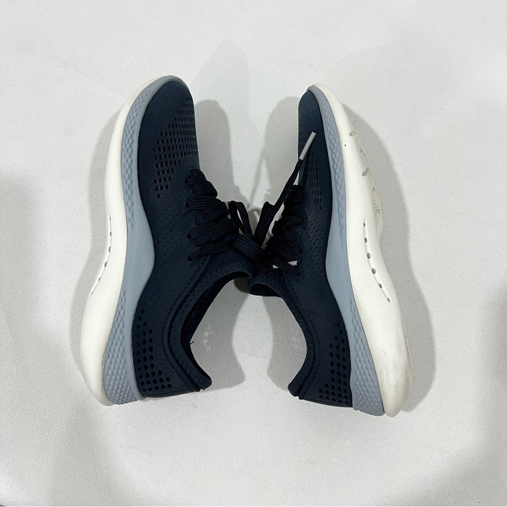 Crocs LiteRide RW 206705 Sneakers Blue/Navy/Gray Size 5 Women Waterproof - Picture 6 of 9